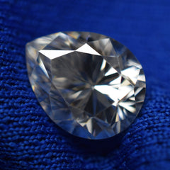 0.80 Ct 5x7 MM Pear Shape VVS1 D Color 1 Pcs Moissanite Loose Gemstone CERTIFIED | Ring Size Gem | Free Shipping Free Gift