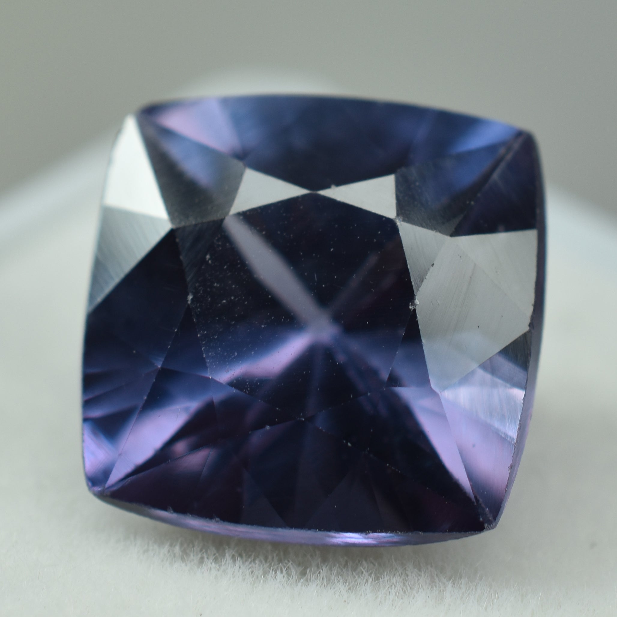 CERTIFIED Square Cushion Cut 9.23 Carat Natural Color Change Alexandrite Loose Gemstone