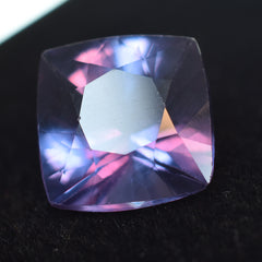 CERTIFIED Square Cushion Cut 9.23 Carat Natural Color Change Alexandrite Loose Gemstone