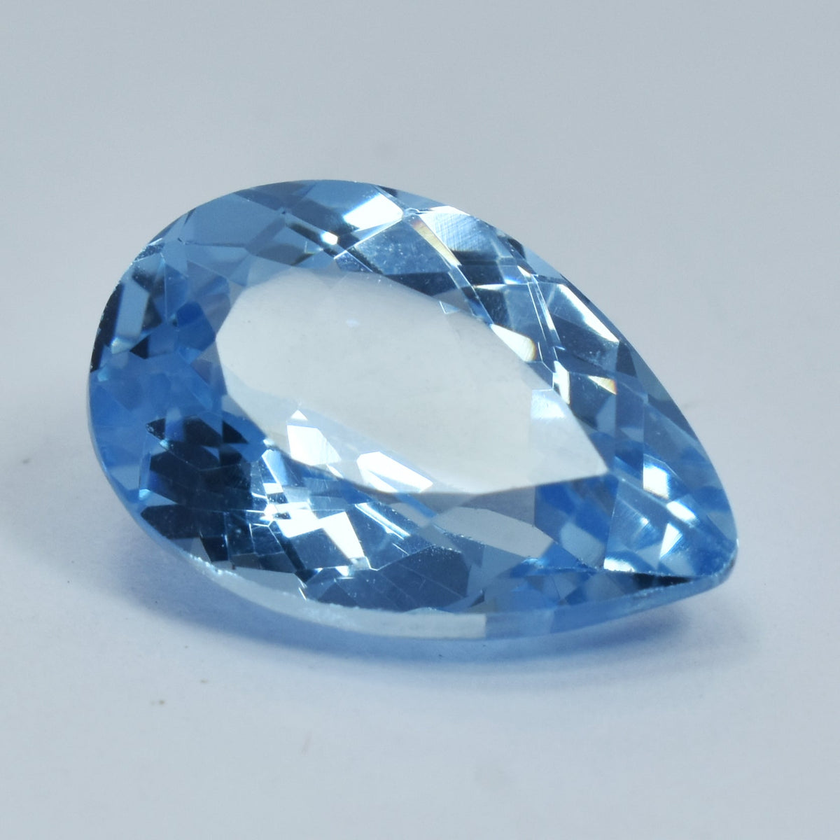 Natural Blue Sapphire 10.23 Carat Natural Flawless Ceylon Sapphire Certified Blue Pear Shape Loose Gemstone Most Genuine Blue Sapphire For Jewelry Making Gemstone Natural Blue Sapphire Gemstone - Free Delivery Free Gift