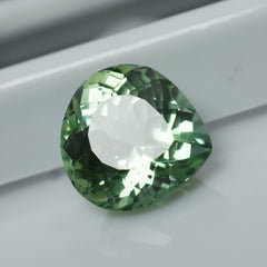 Pear Cut CERTIFIED Montana Sapphire 9.60 Carat Natural Bluish Green Sapphire Loose Gemstone