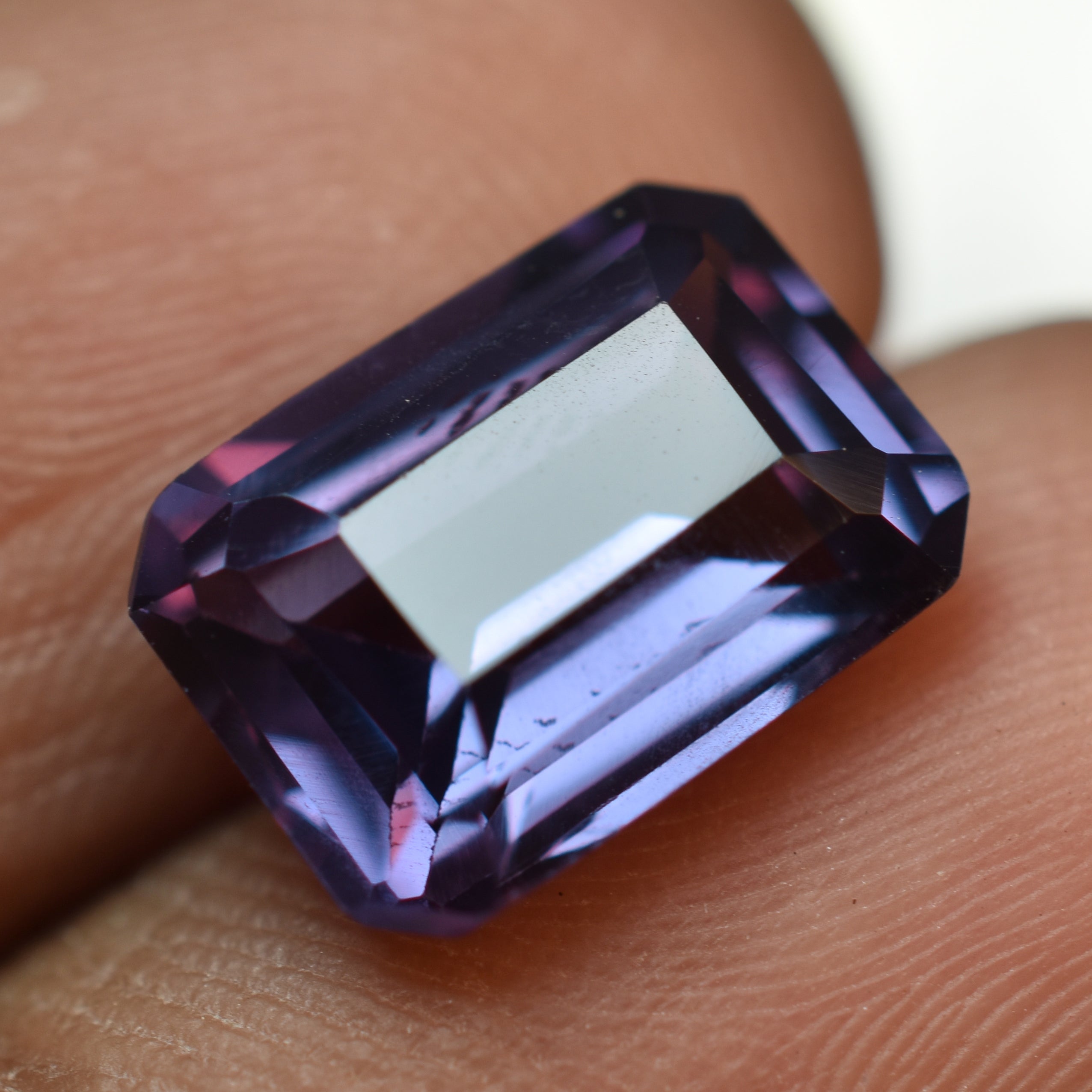 Emerald Cut Alexandrite 7.00 Carat Natural Color Change Alexandrite CERTIFIED Loose Gemstone | Free Shipping & Gift | Best Price & Sale