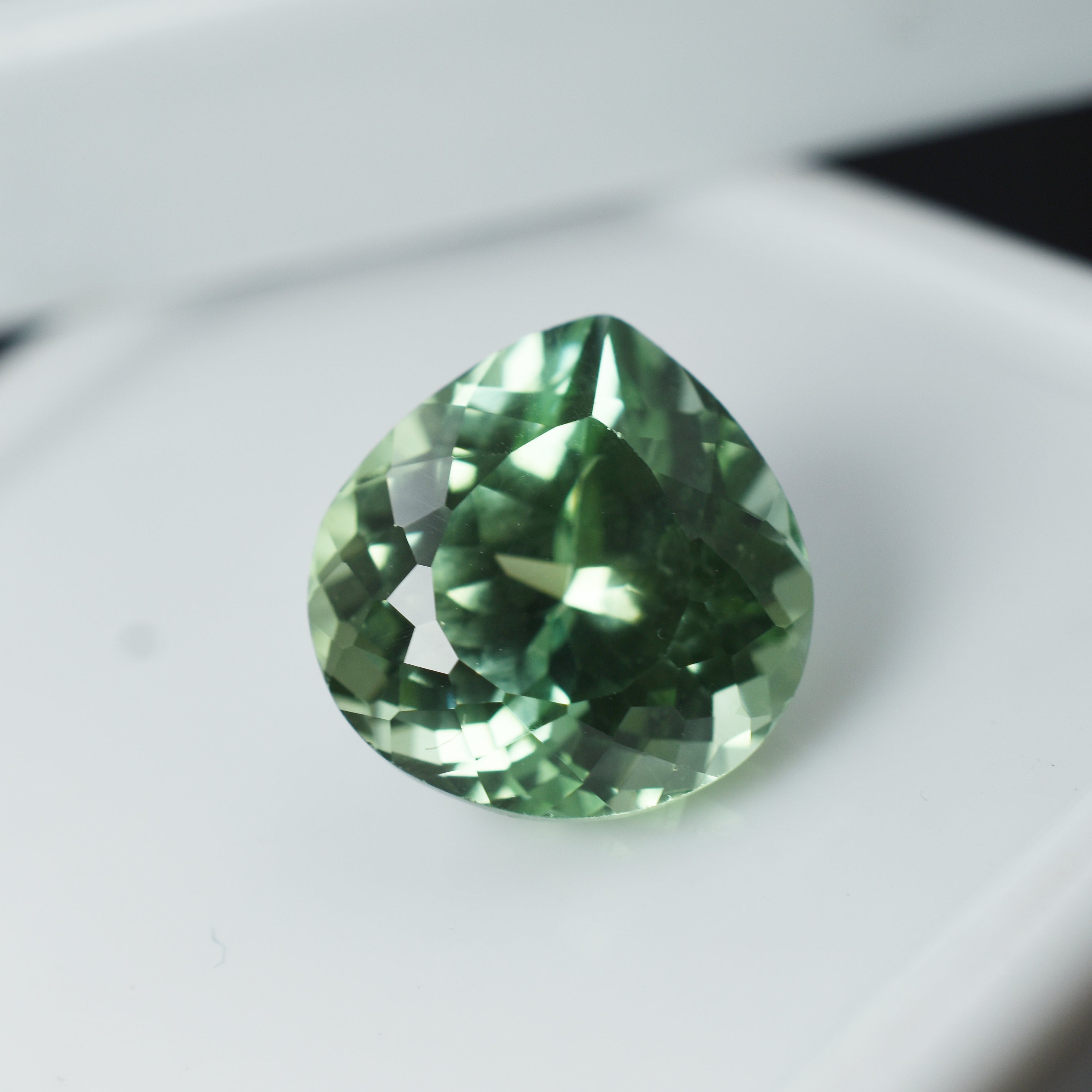 Pear Cut CERTIFIED Montana Sapphire 9.60 Carat Natural Bluish Green Sapphire Loose Gemstone