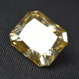 Special Gift For You | 6.30 Ct Moissanite VVS1 Champagne Color RADIANT Cut Loose Gemstone 1 Pcs CERTIFIED | Known For Uniqueness | Gift With Free Delivery