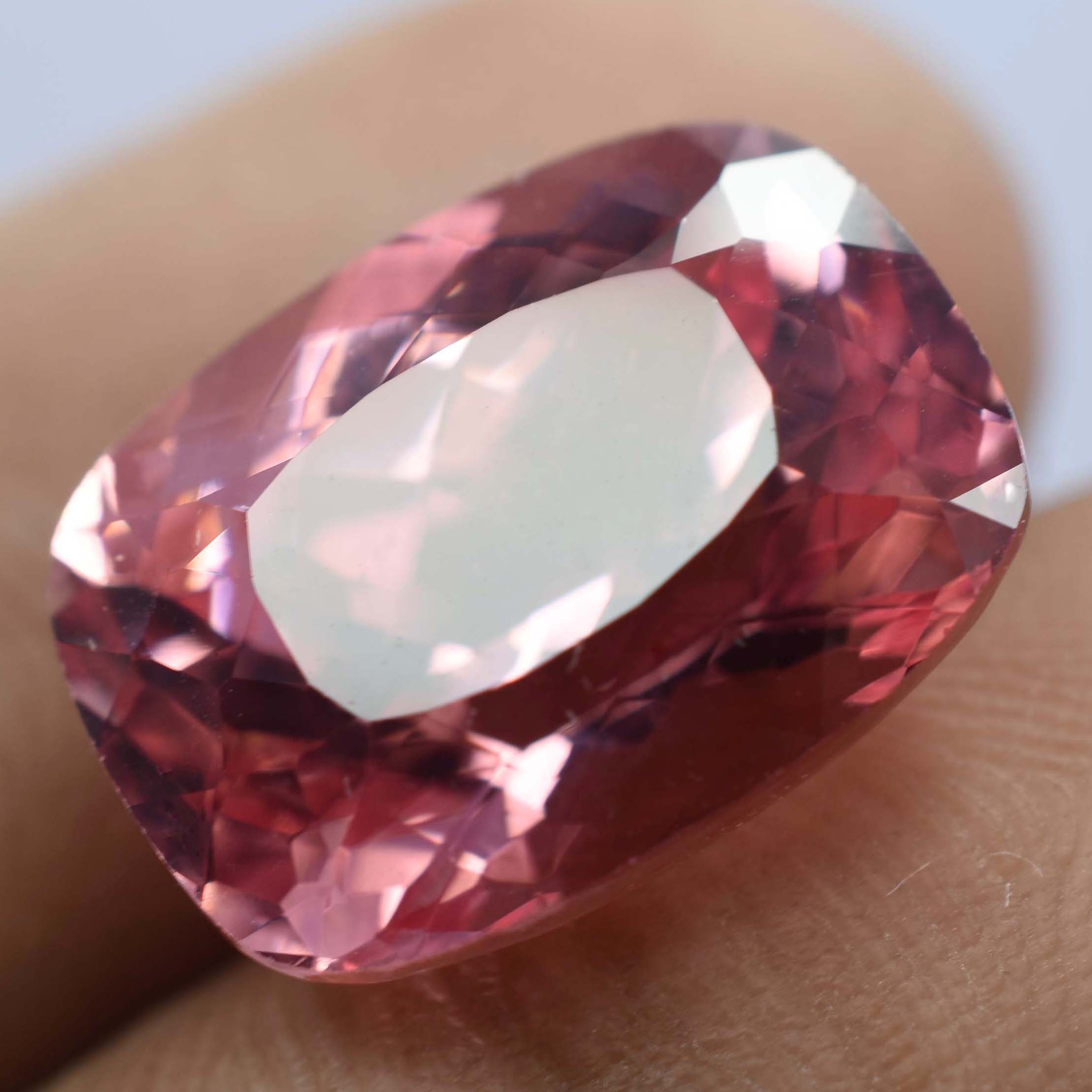 Lovely Gift For Couples , Padparadscha Sapphire 13.32 Carat Cushion Cut , Natural Certified Loose Gemstone "Perfect Offer"