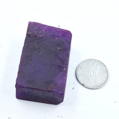 Gift For Her/ Him, Tanzanite Rough 445.25 Carat Natural Purple Tanzanite Uncut Rough Certified Loose Gemstone