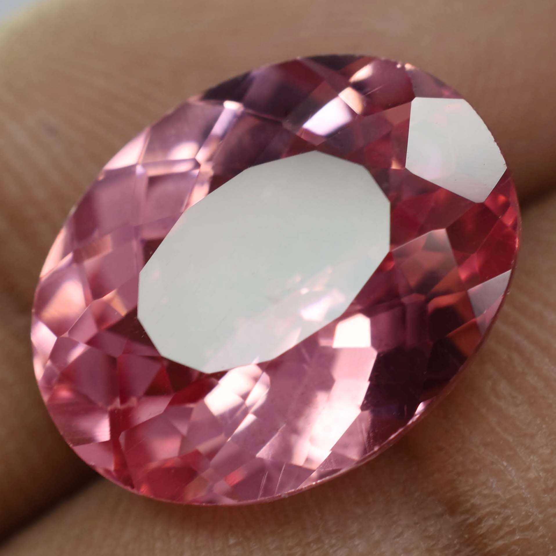 Certified Padparadscha Sapphire 9.65 Carat Oval Shape Natural Loose Gemstone Beautiful Sapphire Gem | Jwelery Making Gem | Sapphire Necklace | Best Price