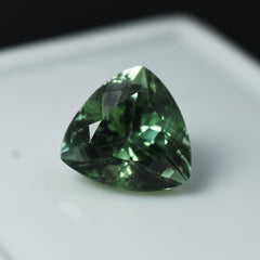 Montana Sapphire 8.99 Carat Natural Bluish Green Trillion Cut CERTIFIED Loose Gemstone | Best Offer