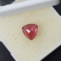 Translucent Sapphire Gemstone !! Trillion Cut 5.55 Ct Natural Padparadscha Sapphire Certified Loose Gemstone