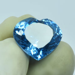 Perfect Blue Sapphire Natural 10.30 Carat Heart Cut Sapphire Blue Certified Loose Gemstone Sapphire Bracelet