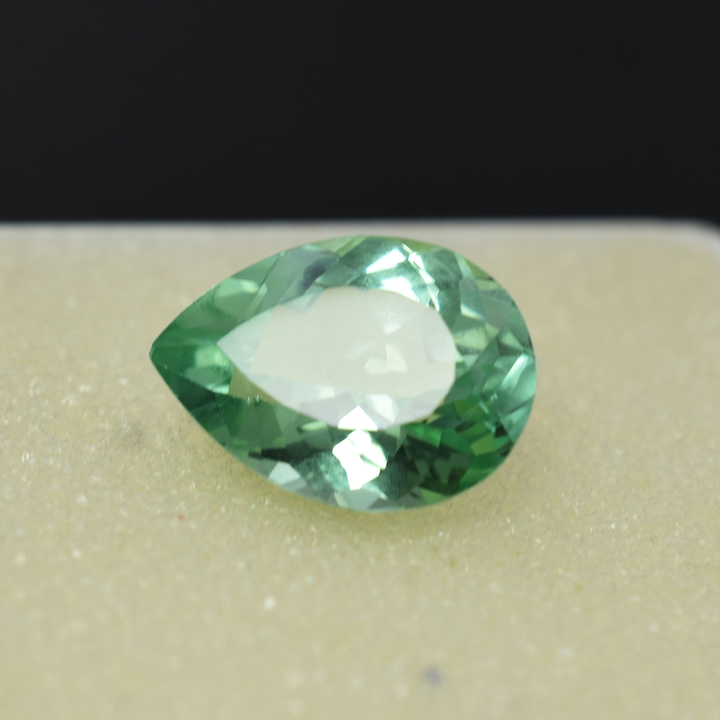 Royal Bluish Green Color 7.35 Carat Pear Cut Natural Sapphire Loose Gemstone CERTIFIED | Gift For Mother/ Sister | Best Stone On Price