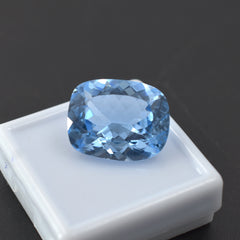 Beautiful Sapphire Pendant Size 14.75 Carat Natural Blue Sapphire Cushion Cut Certified Loose Gemstone