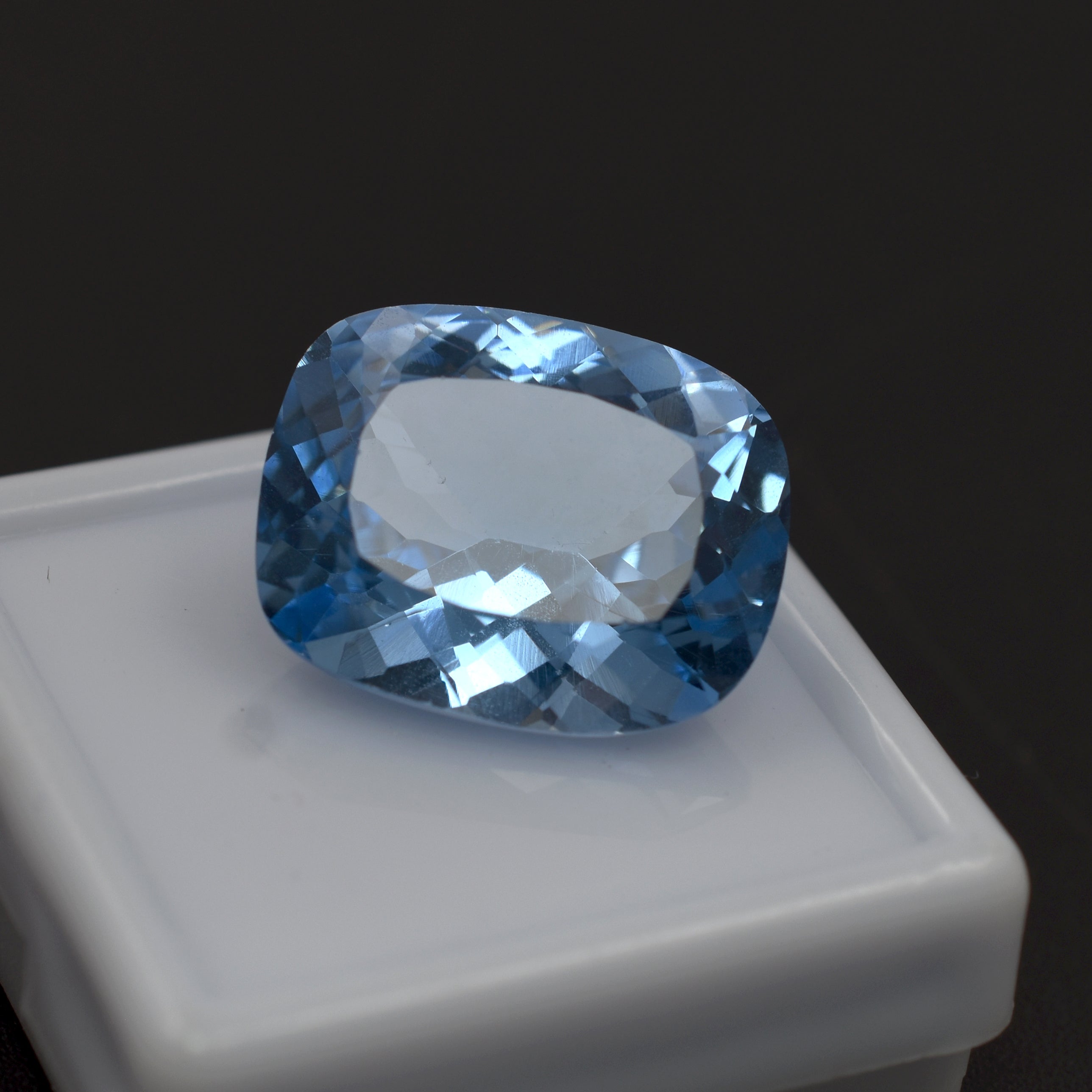 Beautiful Sapphire Pendant Size 14.75 Carat Natural Blue Sapphire Cushion Cut Certified Loose Gemstone