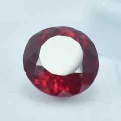 Most Beautiful Red Ruby 10.65 Carat Round Cut Rubies Red Natural Ruby Certified Loose Gemstone