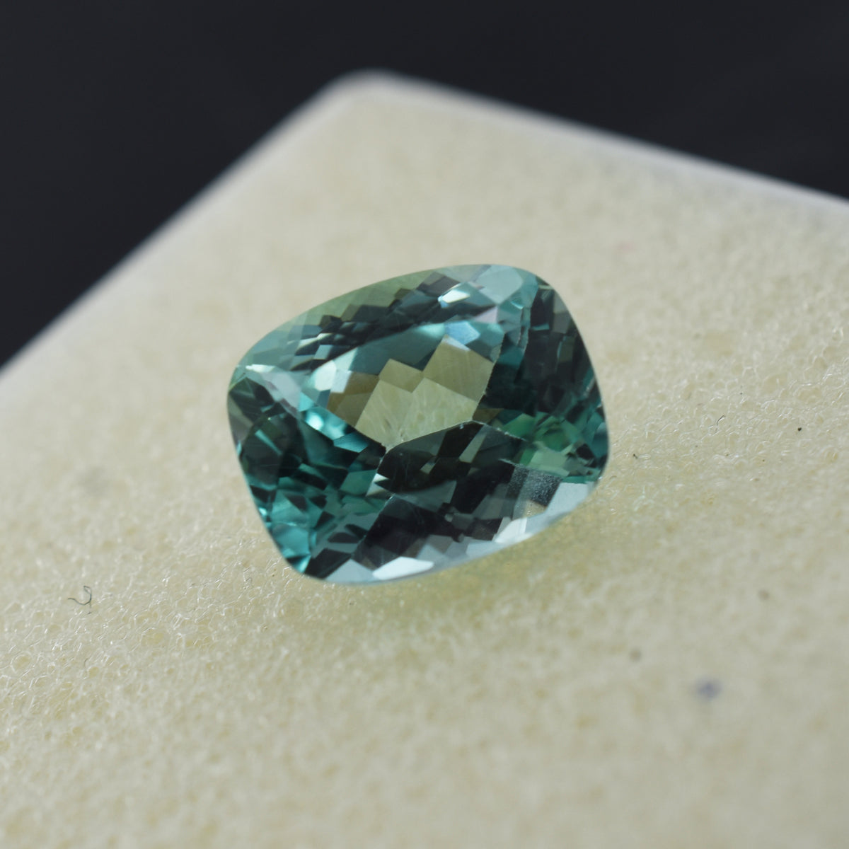 CERTIFIED Cushion Cut 5.80 Carat Natural Bluish Green Sapphire Loose Gemstone | Best Offer | On Sale