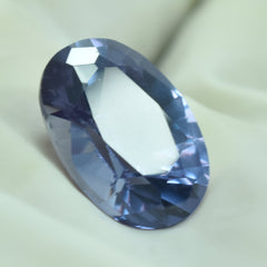 Oval Cut Natural Color-Change Alexandrite 6.50 Carat Certified Loose Gemstone Best Synthetic Alexandrite & June Birthstone