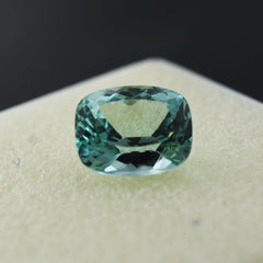 CERTIFIED Cushion Cut 5.80 Carat Natural Bluish Green Sapphire Loose Gemstone | Best Offer | On Sale