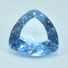 Natural Trillion Cut 5.35 Carat Blue Sapphire From Sri-Lanka Certified Loose Gemstone Sapphire Jewelry