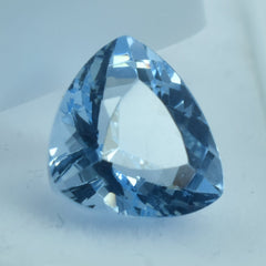 Natural Blue Sapphire 9.85 Ct Certified Gemstone Loose Trillion Shape Natural Flawless Royal Blue Ceylon Sapphire Cushion Cut Loose Gemstone Certified-AAA+ Top Quality Gems-Ring & Jewelry Making Gems