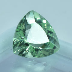 Montana Sapphire Trillion Cut Certified Natural 5.00 Carat Bluish Green Loose Gemstone