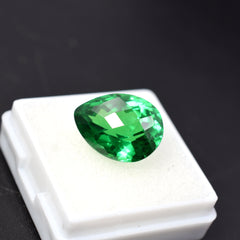 Tsavorite Brazilian Garnet 12.35 Carat Natural Garnet Green Pear Cut Loose Gemstone