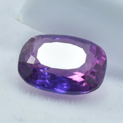 Tanzania's Best Tanzanite Gemstone 4.60 Carat Cushion Cut Natural Purple Tanzanite Certified Loose Gemstone