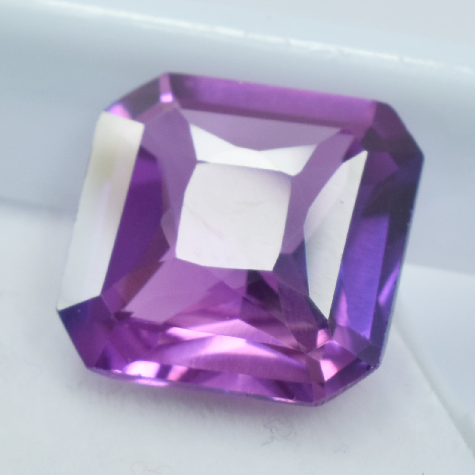 Exclusive Offer !!! Color Change Certified Purple Sapphire 10.32 Ct Square Cut Natural Sapphire For Jewelry Making Gem , Best Offer , Best Personalized Gift For Her / Him