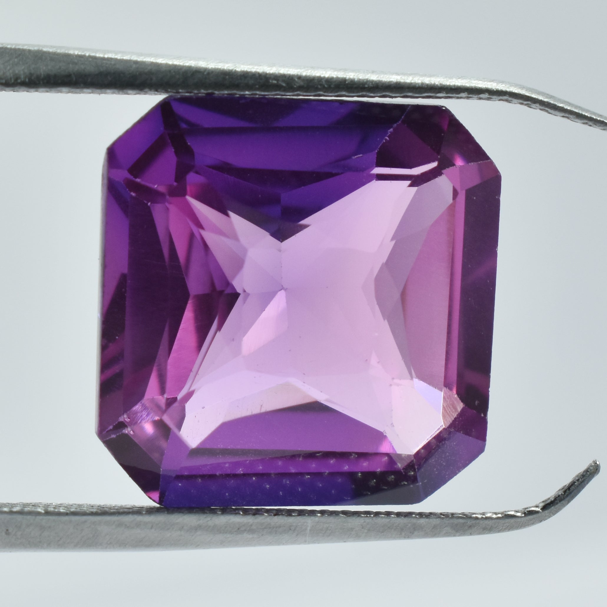 Exclusive Offer !!! Color Change Certified Purple Sapphire 10.32 Ct Square Cut Natural Sapphire For Jewelry Making Gem , Best Offer , Best Personalized Gift For Her / Him