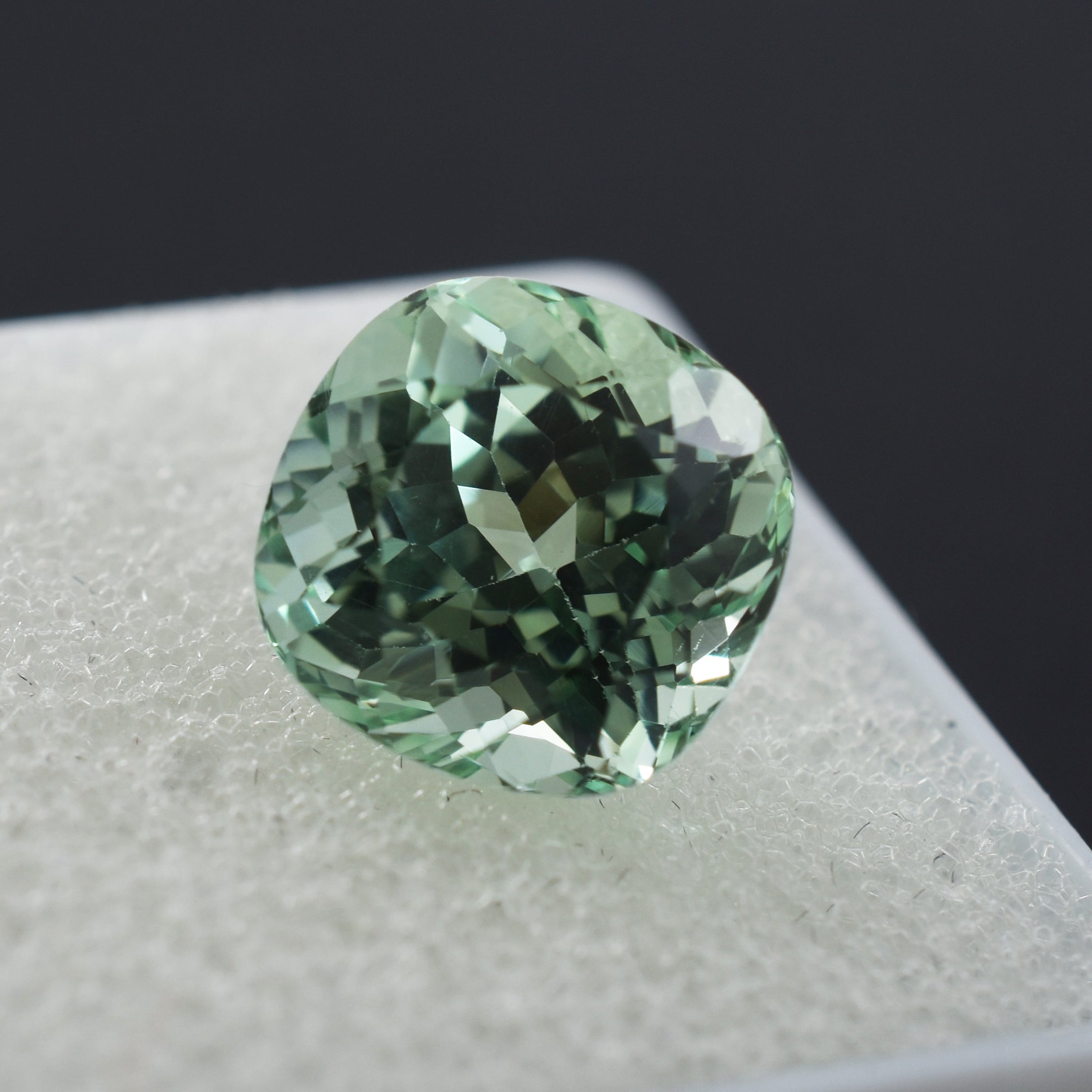 Natural Bluish Green 5.95 Carat Montana Sapphire Square Cushion Cut Loose Gemstone CERTIFIED