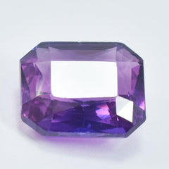 Fabulous Purple Color Gem 11.32 Ct Purple Sapphire Color Change Gem Emerald Shape Natural Certified Loose Gemstone | Free Shipping With Amazing Gift | Gift For HER