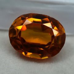 Natural Gemstone 6.84 Carat Orange Color Oval Cut Sapphire Loose Gemstone | Sapphire For Beautiful Jwelery | Best Offer