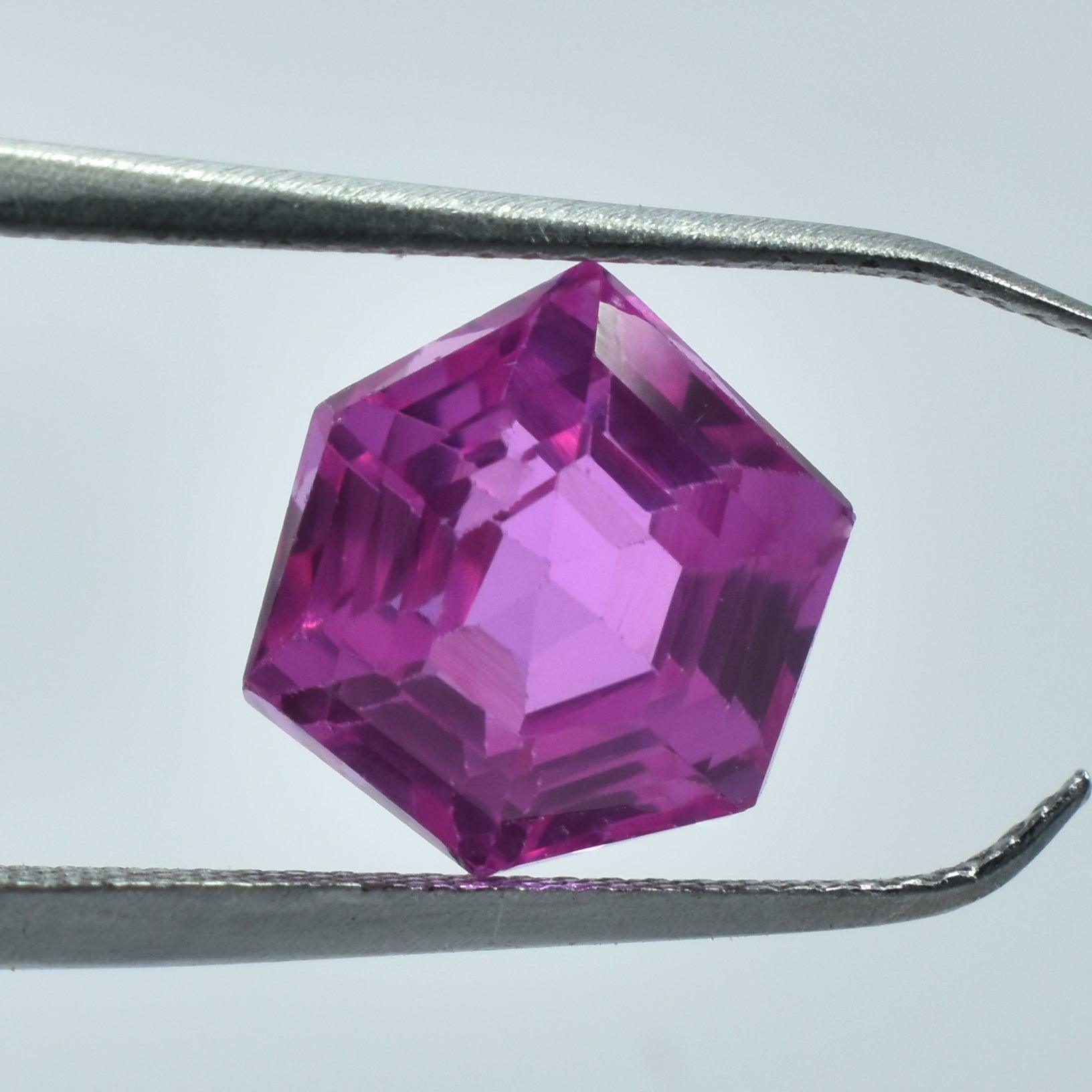 Perfect Pink Sapphire From Sri Lanka 4.70 Carat Fancy Shape Natural Pink Sapphire Certified Ring Size Loose Gemstone