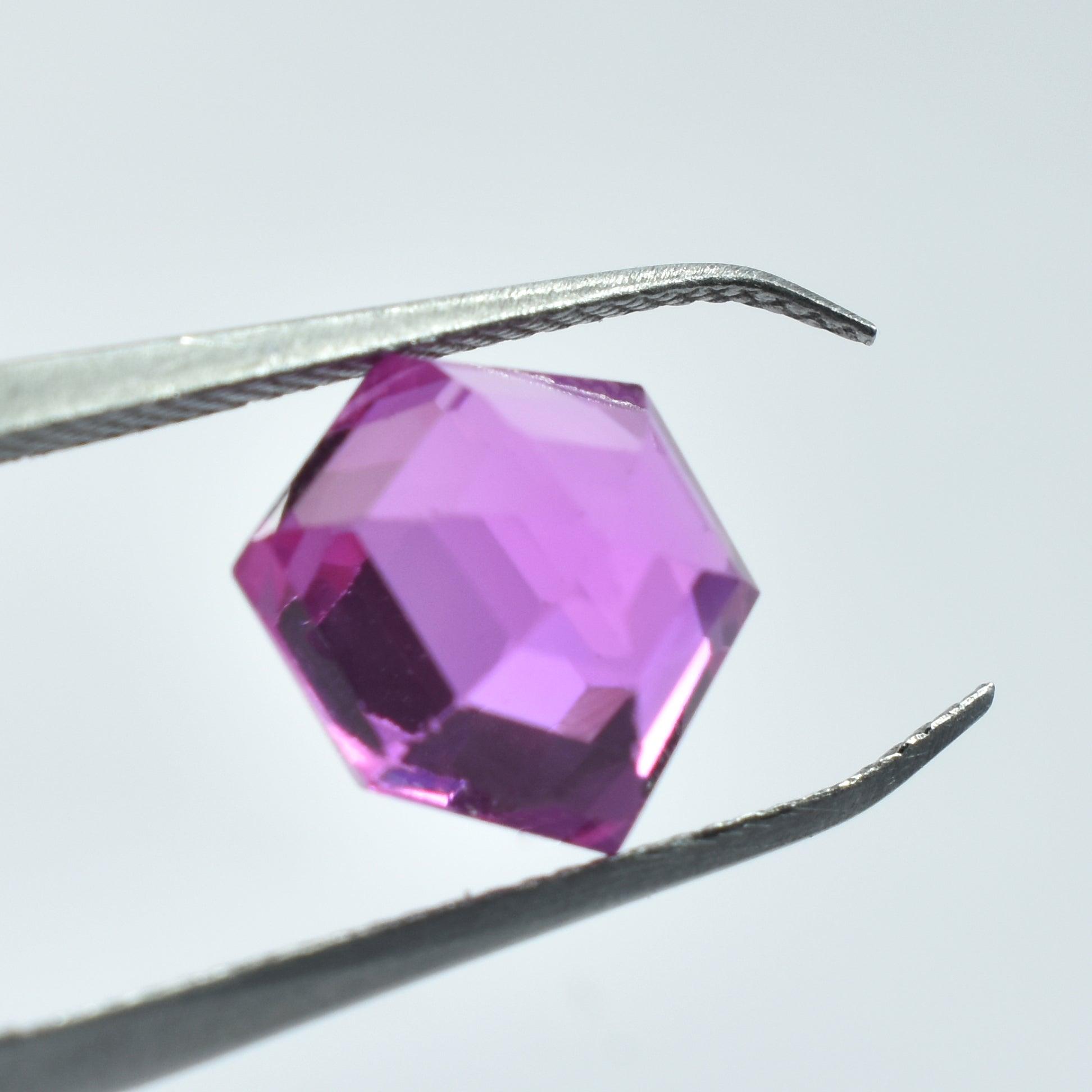 Perfect Pink Sapphire From Sri Lanka 4.70 Carat Fancy Shape Natural Pink Sapphire Certified Ring Size Loose Gemstone