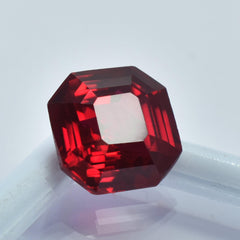 Mind Blowing Natural Ruby 9.65 Carat Square Shape Natural Certified Pigeon Red Ruby Loose Gemstone