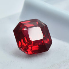 Mind Blowing Natural Ruby 9.65 Carat Square Shape Natural Certified Pigeon Red Ruby Loose Gemstone