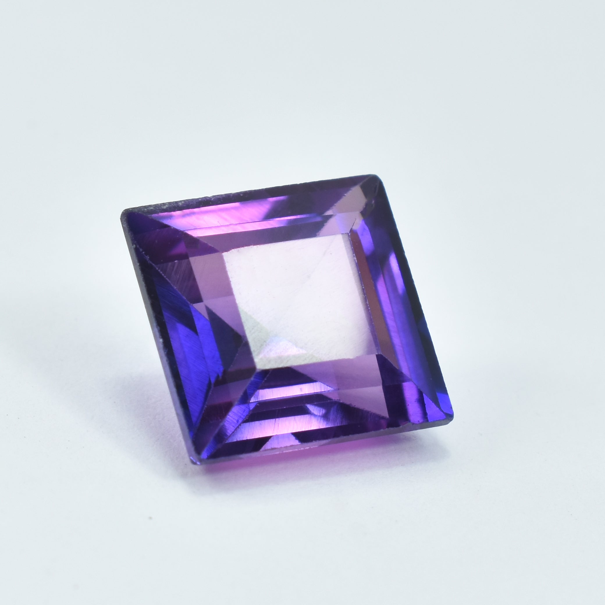 Beautiful Purple Tanzanite 9.25 Carat Square Shape Purple Tanzanite Natural Certified Loose Gemstone Bes For Engagement Rings