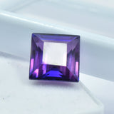 Beautiful Purple Tanzanite 9.25 Carat Square Shape Purple Tanzanite Natural Certified Loose Gemstone Bes For Engagement Rings
