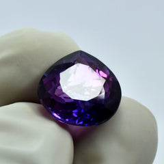 Most Beautiful Tanzanite Pear Shape 6.25 Carat Purple Tanzanite Certified Jewelry Making Loose Gemstone