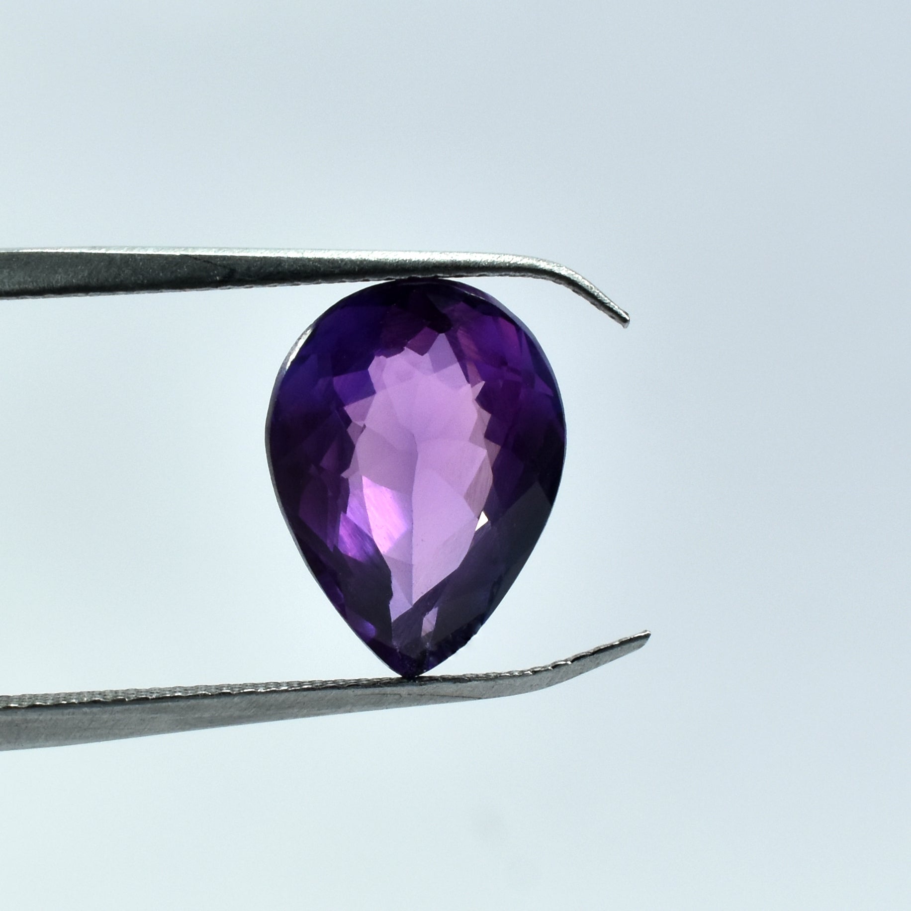 Brilliant Gift For Wife !!! Color Change Sapphire 9.65 Carat Pear Shape Natural Purple Sapphire Certified Loose Gemstone , Sapphire Jwelery , Sapphire On Sale