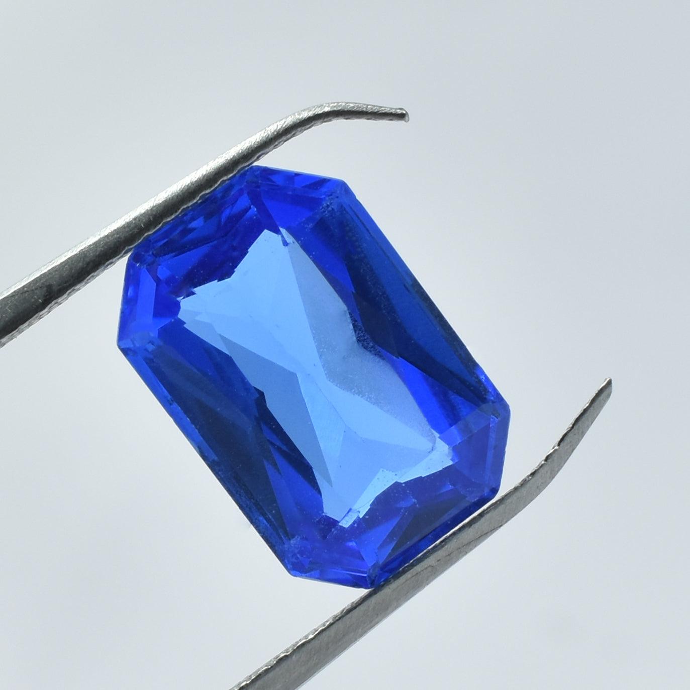 December Gemstone 6.15 Carat Emerald Shape Gem Natural Blue Tanzanite Certified Loose Gemstone For Engagement Rings