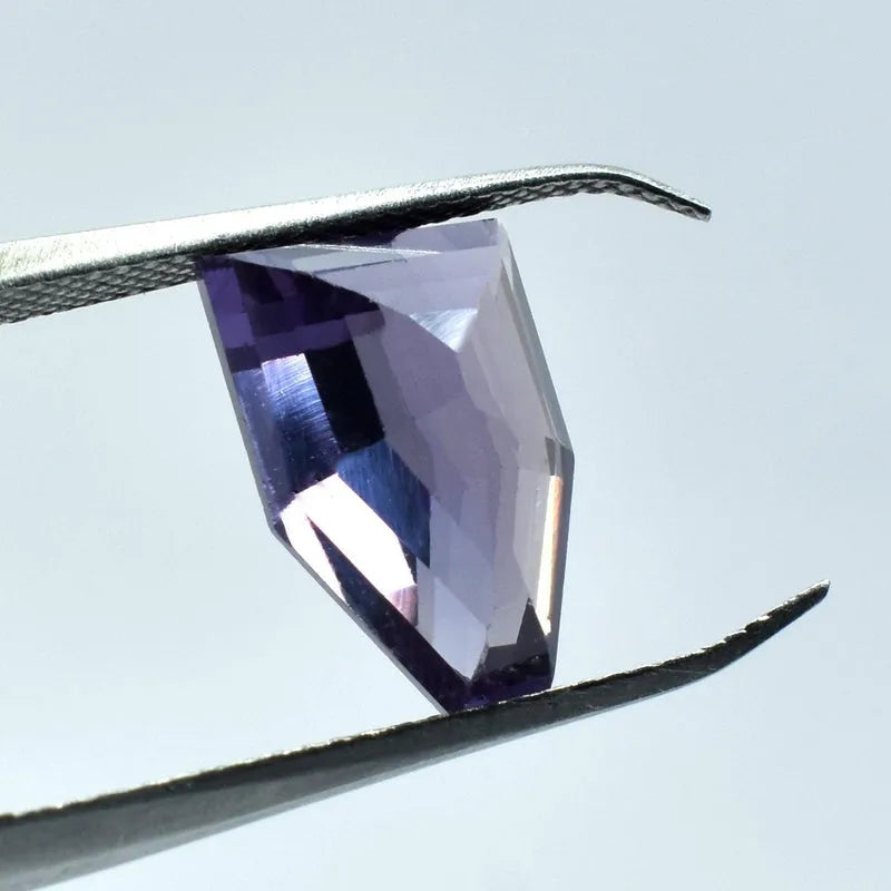 Certified 6.00 Carat Natural Alexandrite Loose Gemstone side angle