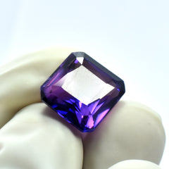 Offering The Beauty And Durability !!! Natural Certified Loose Gemstone 7.65 Carat Purple Color Change Sapphire Square Shape | Free Shipped & Gift | Bumper Offer