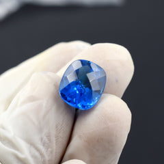 Best Sale Offer !! Gift For Her/ Him !! 11.65 Carat Cushion Cut Natural Blue Sapphire Loose Gemstone Certified