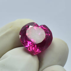 Mind Blowing Pink Ruby 10.05 Carat Heart Shape Natural Certified Ruby Loose Gemstone Pinkies Ruby July Birthstone