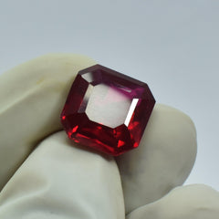 Most Beautiful Red Ruby In World  8.30 Carat Square Shape AA++ Natural Loose Gemstone Certified Bloody Red Ruby