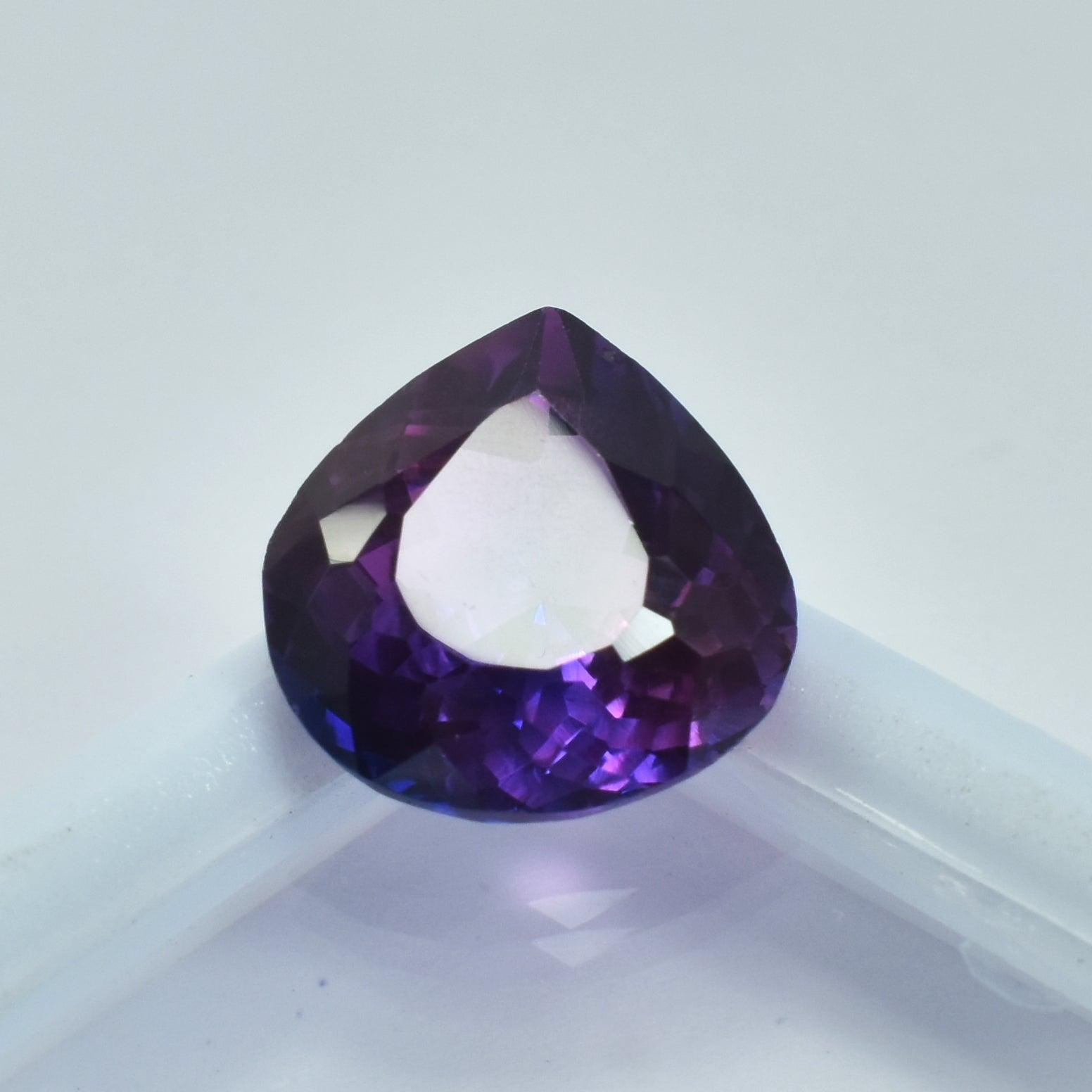 Natural Tanzanite 7.20 Carat Pear Shape Purple Tanzanite Natural Certified Loose Gemstone Best Jewelry Making Gem