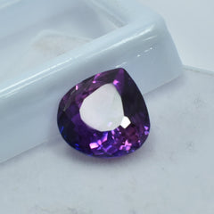 "Outstanding Offer" Pear Shape 10.56 Carat Color Change Purple Sapphire Natural Certified Loose Gemstone | Free Delivery Free Gift | Best Offer