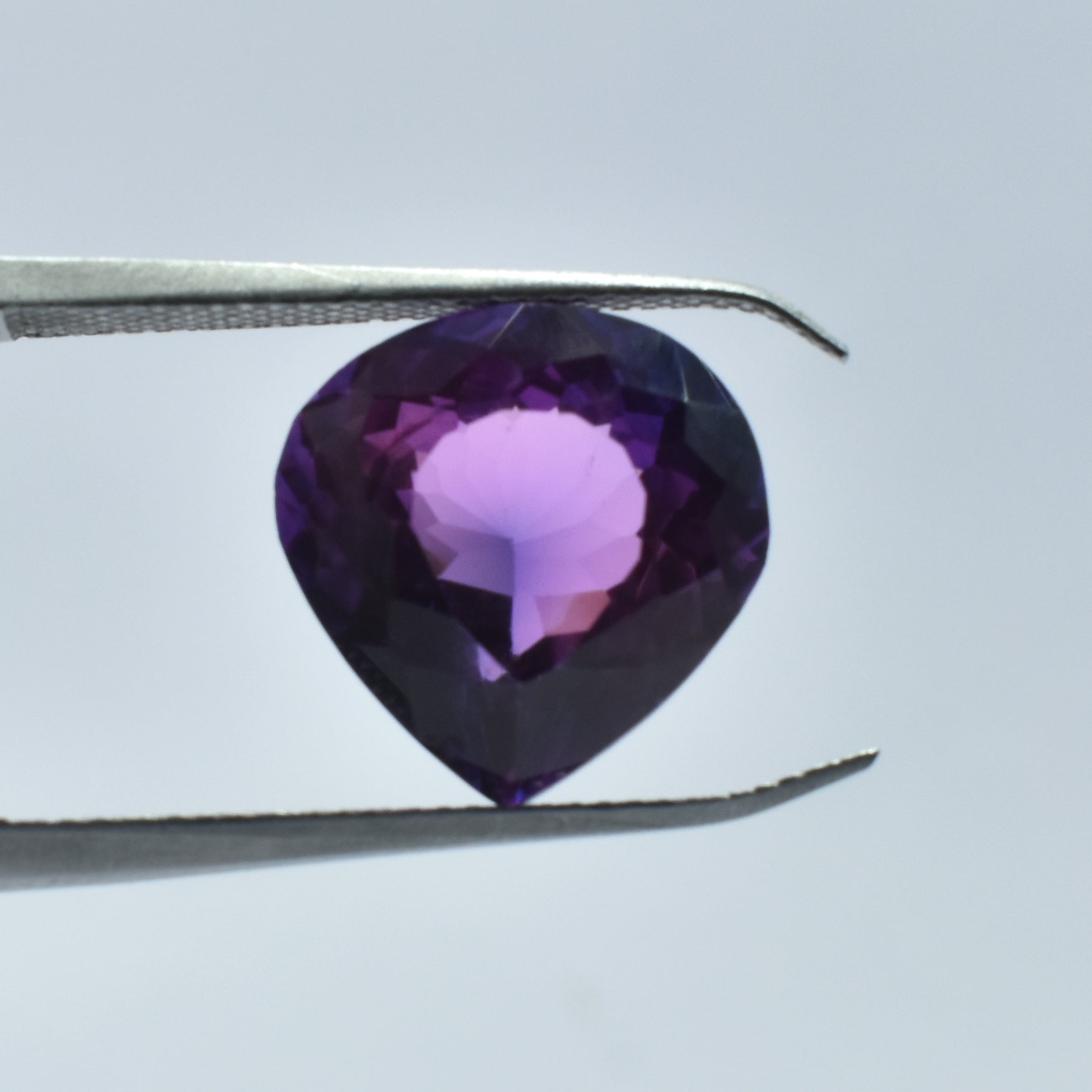 "Outstanding Offer" Pear Shape 10.56 Carat Color Change Purple Sapphire Natural Certified Loose Gemstone | Free Delivery Free Gift | Best Offer