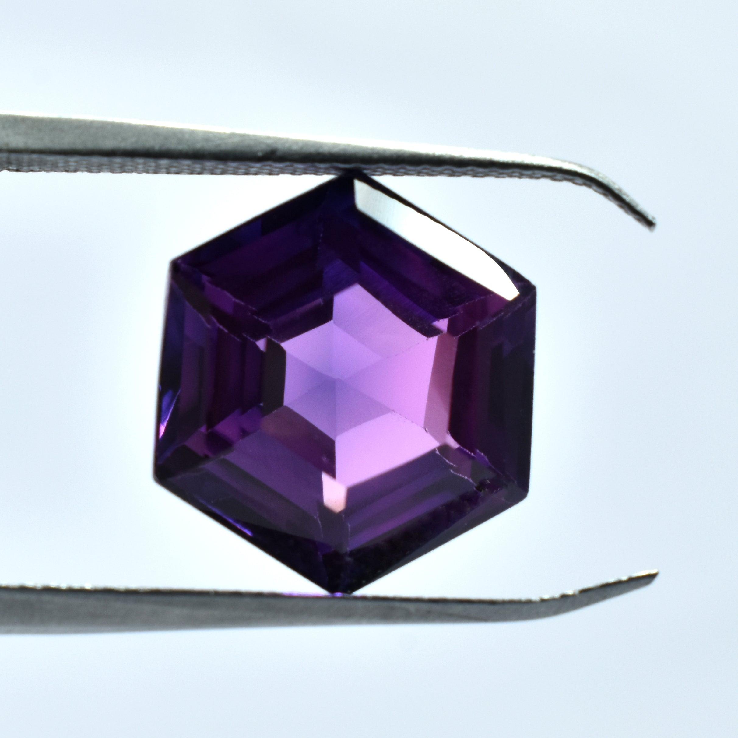 Tanzania Gemstone Fancy Shape 9.55 Carat Purple Tanzanite Natural Certified Loose Gemstone