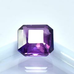 Purple Tanzanite 5.75 Carat Square Shape Natural Certified Loose Gemstone Best For Spiritual Growth